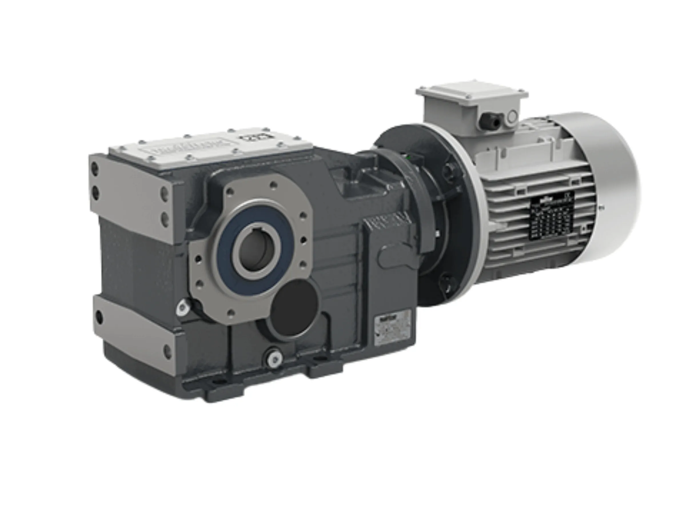 Transtecno ITB helical bevel cast iron gearmotor with electric motor