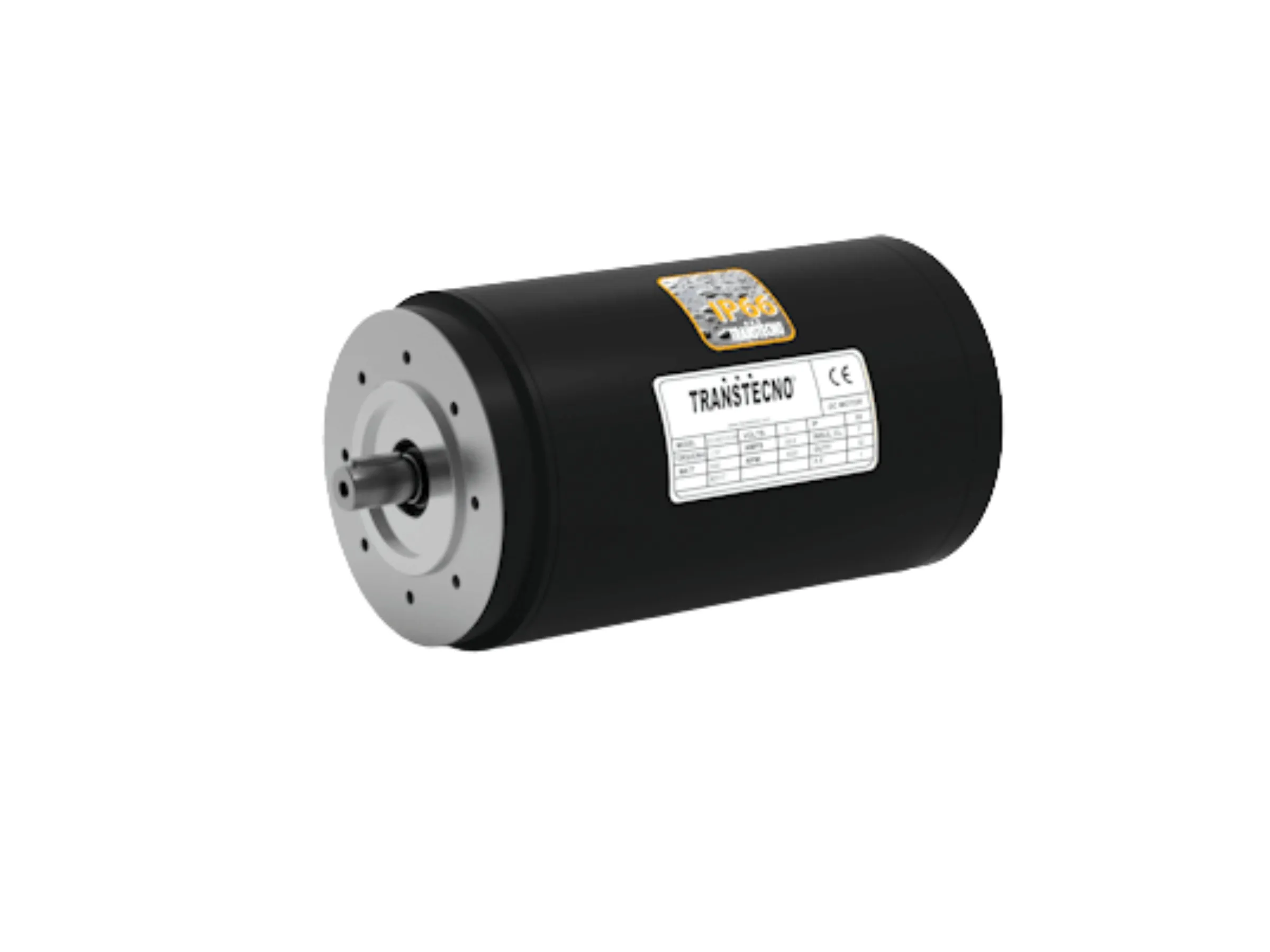 Transtecno EC IP66 ferrite permanent magnet DC electric motor in tubular housing